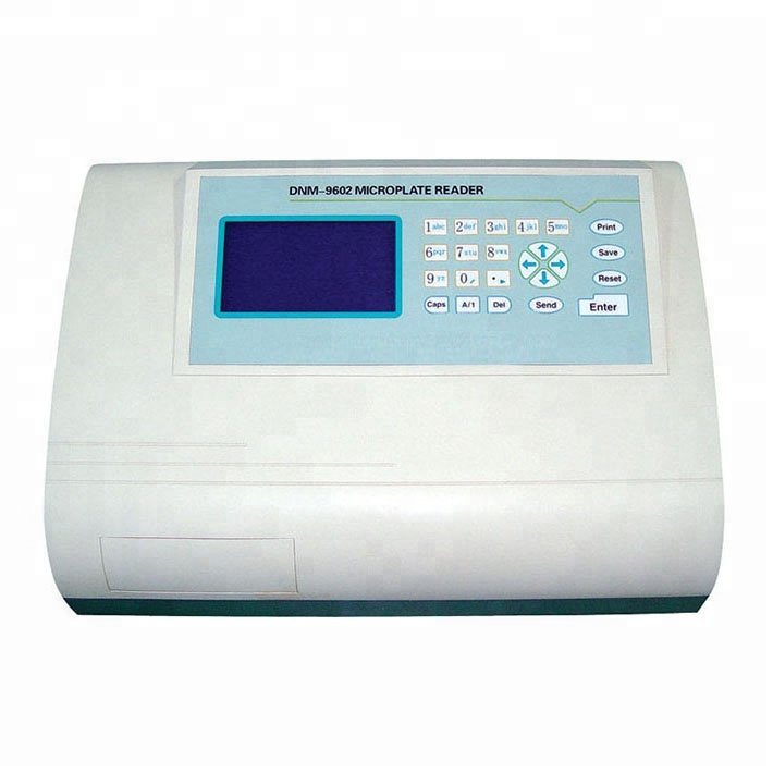 China Elisa Microplate Reader Machine Price with Touch Screen Display