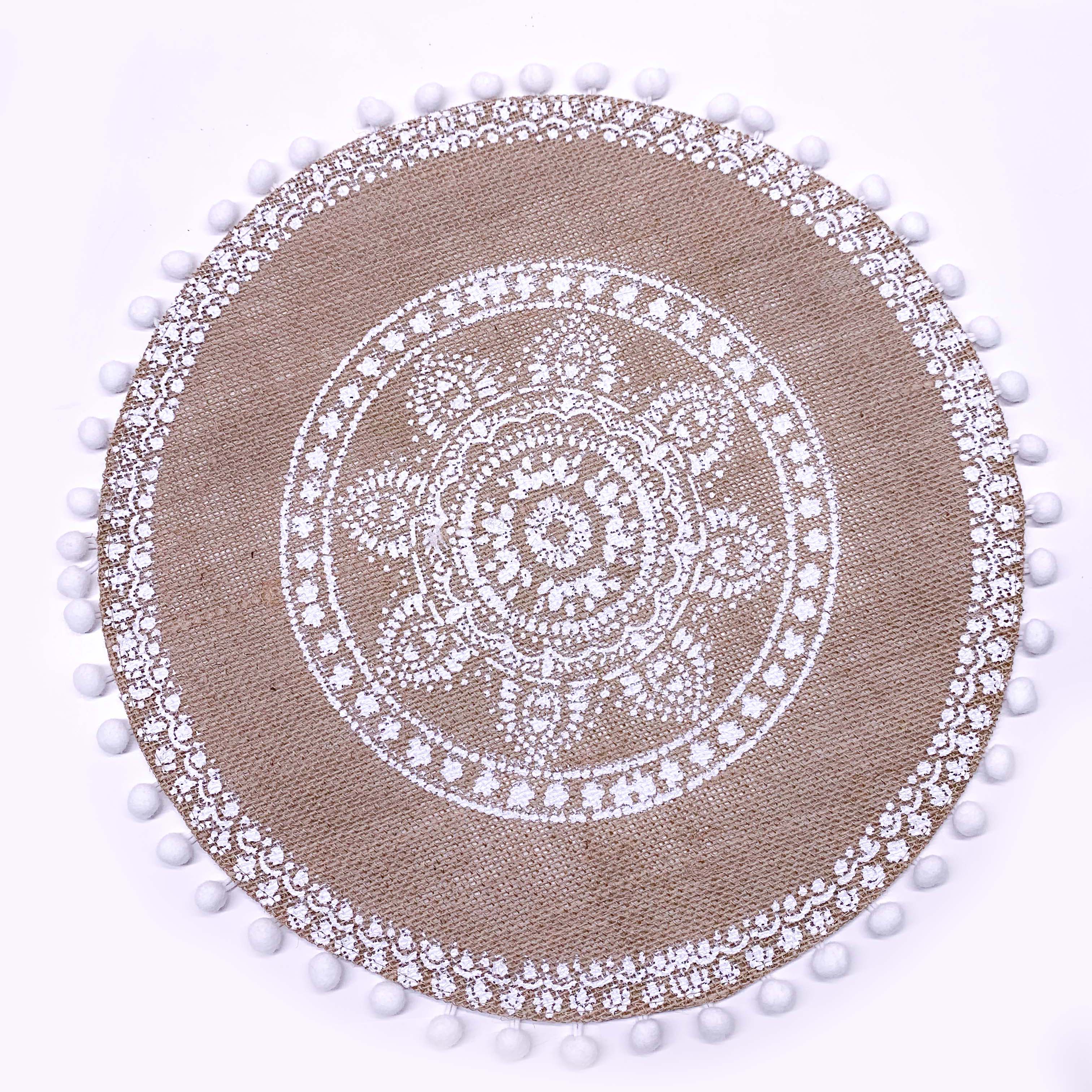 Tabletex wholesales jute placemats and eco-friendly placemats and anti-slip placemats and table mat for coffee time