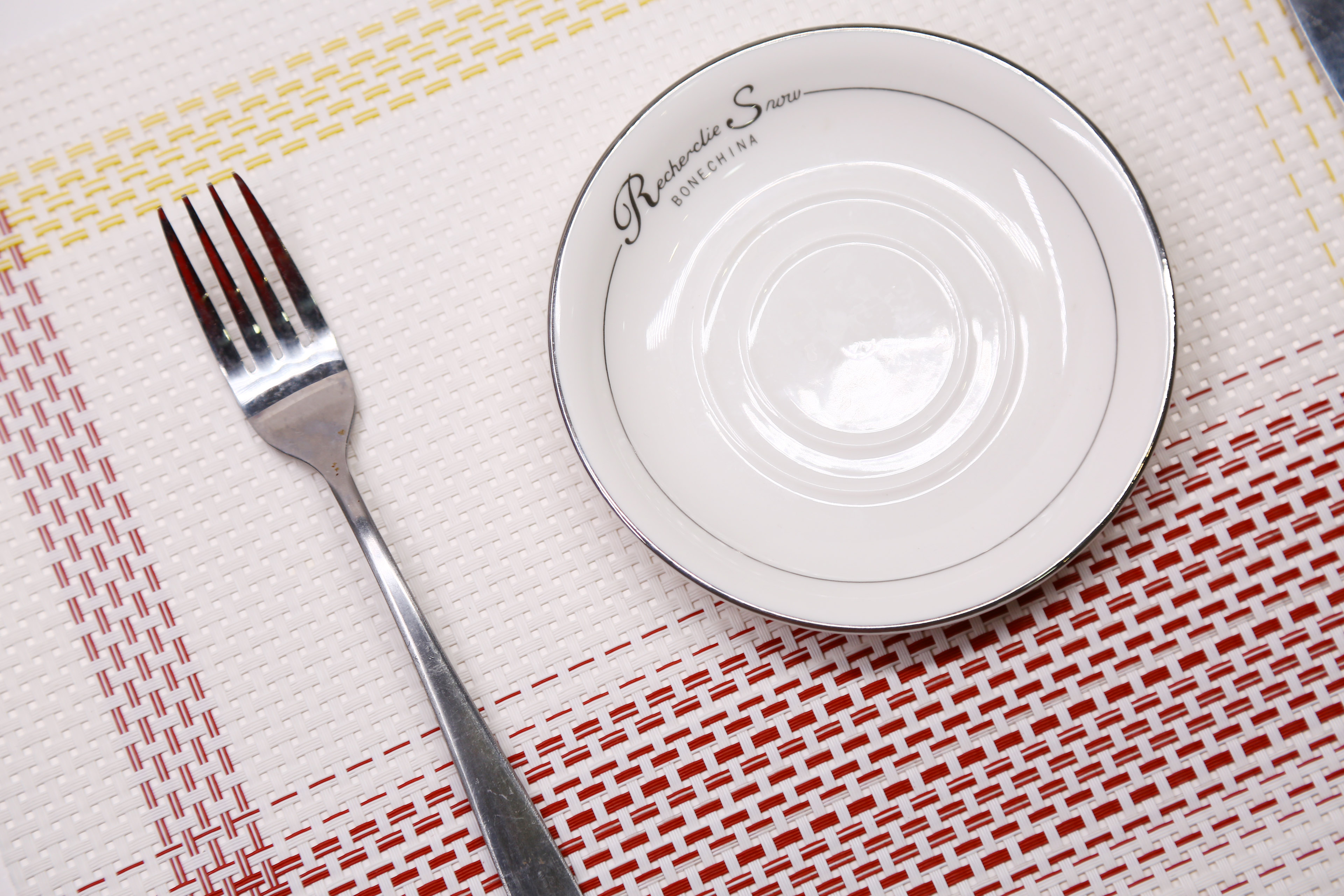 Tabletex new design dinner set custom dining table quality mat pvc woven heat resistant cheap wholesale placemat