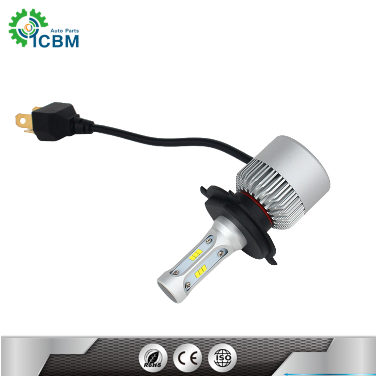 Car Light Led H4 High lighting 8000lm S2 korea CSP Seoul auto led headlight H4