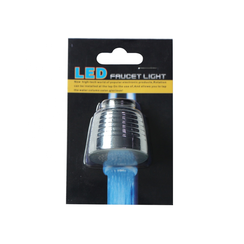 New Products on China Market High Quality Automatic Change Color Waterfall LED Sensor Faucet Household