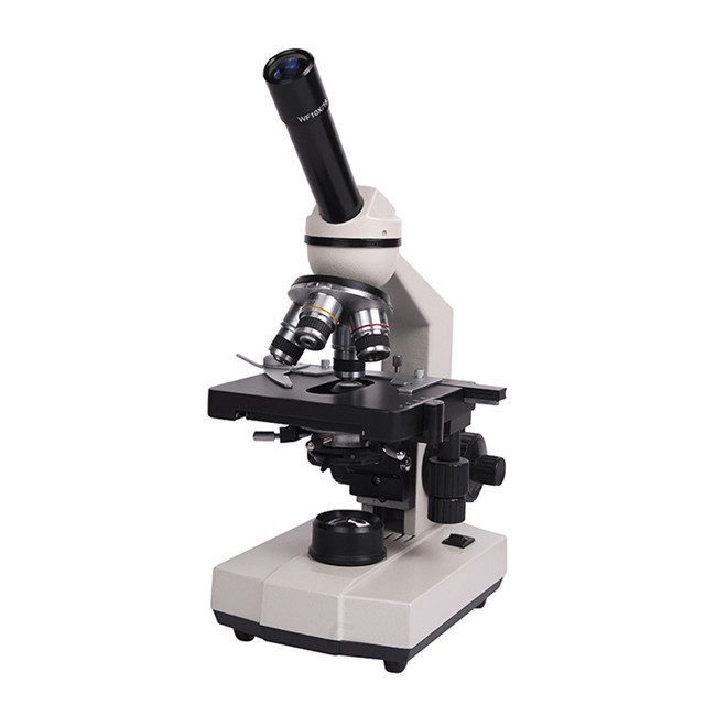 Biological lab monocular head microscope