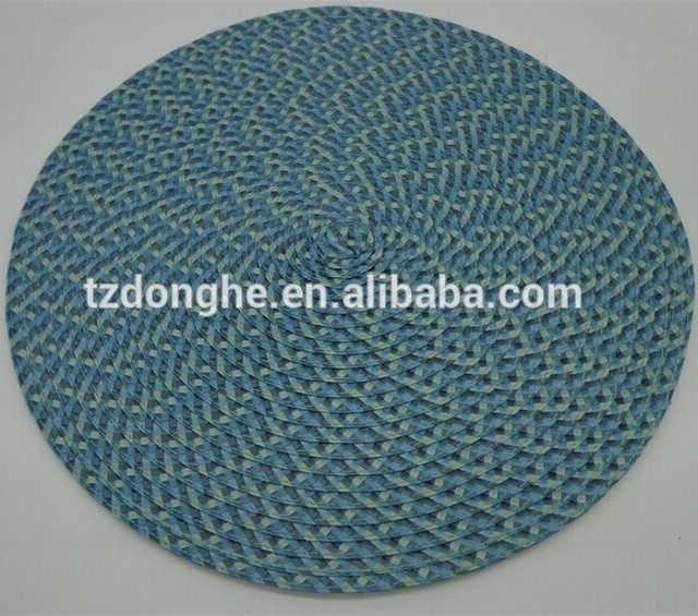 Tabletex Eco-Friendly Round woven promotional dining table placemats and coasters