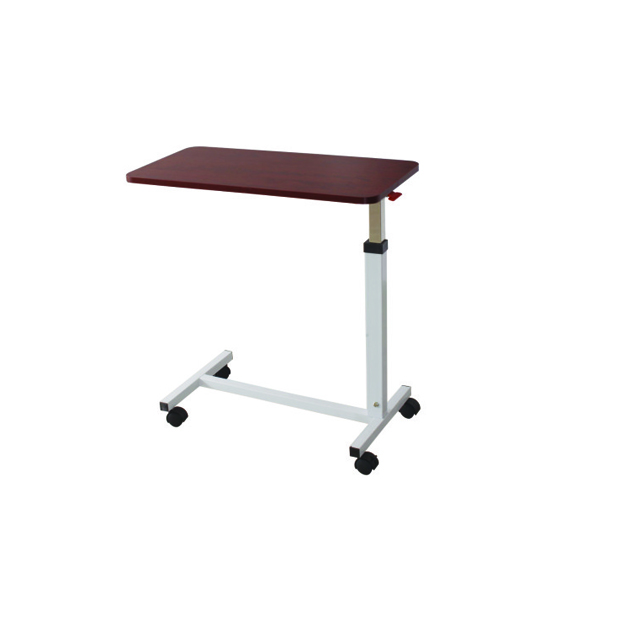 Hospital Adjustable Steel Overbed Table Price WN647