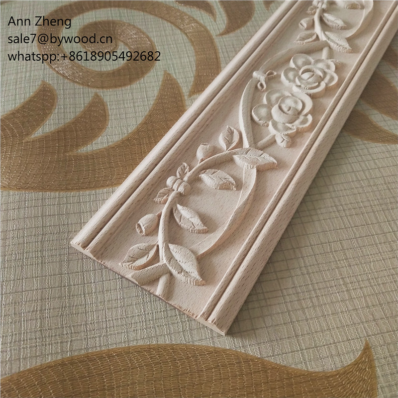 red oak Interior design wood home decorative beech molding