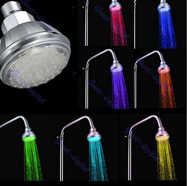 Wholesale Led light Change Led Shower Head Shower Head Rainfall For Bathroom