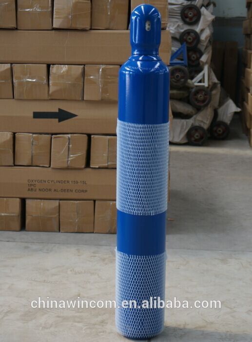 Medical Gas Equipments Seamless Oxygen Cylinder For Model wincom-159-15