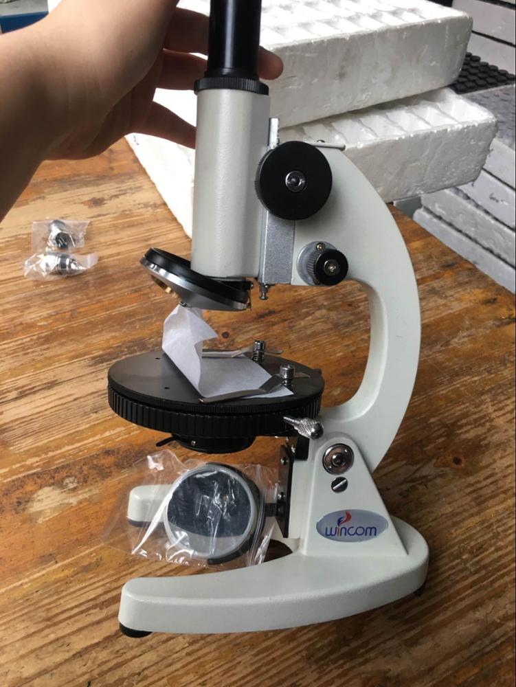 Portable Laboratory Biological Monocular Head 160mm Tube Length Microscope MCS-101 Price