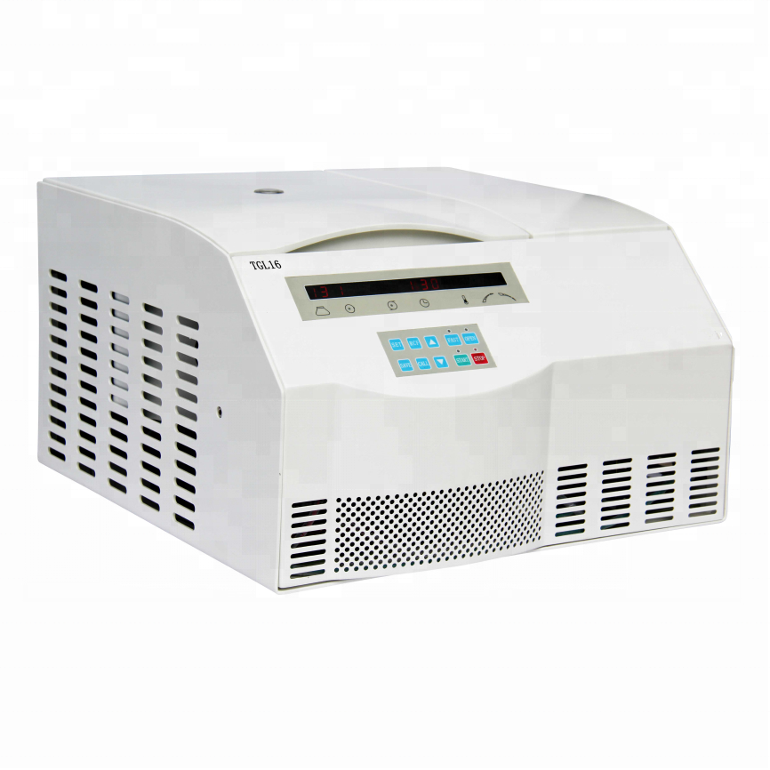 Laboratory refrigerated centrifuge with low temperature