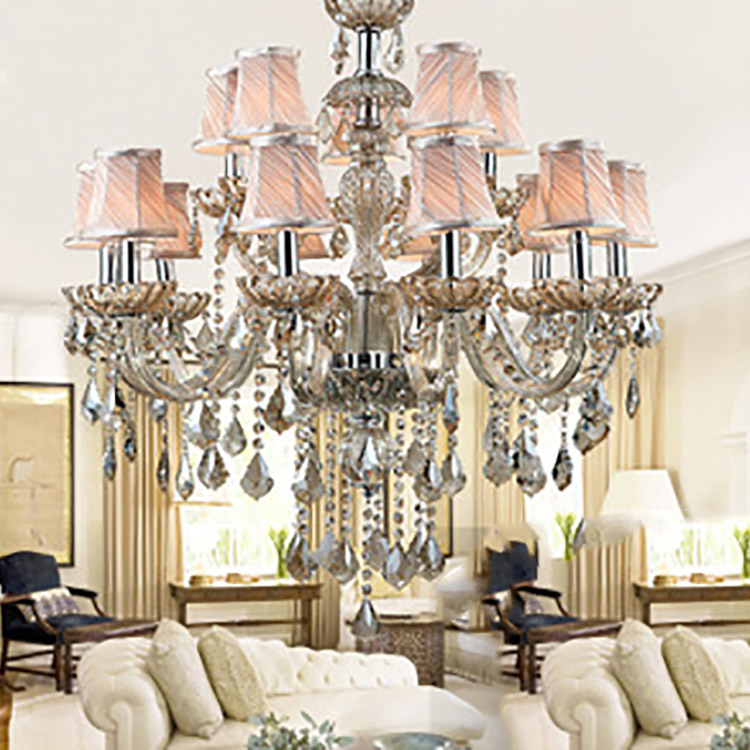 Hotel Decoration Iron Thin Stick Zinc Alloy Rattan Pendant Lamp