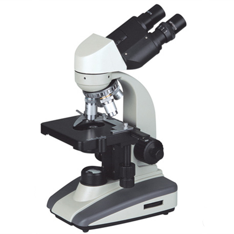 biological Compensation free binocular microscope Quadruple nosepiece