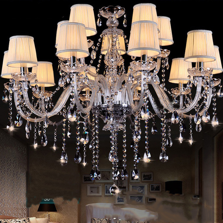 Latest Design Banquet Hall Color Changing Led Chandelier