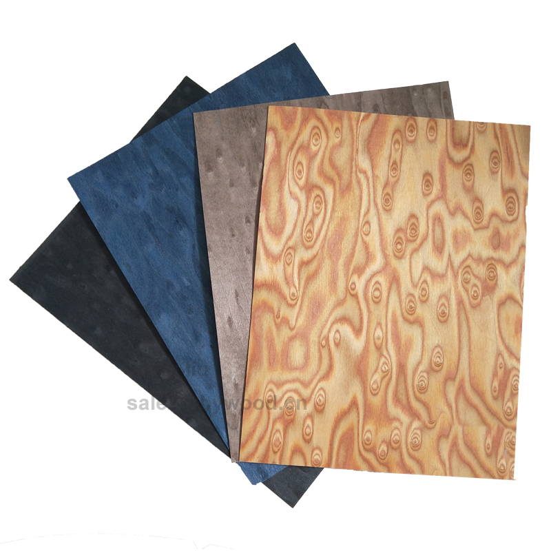 The cat's eye wood recon wood veneer furniture decorates the surface of the skin