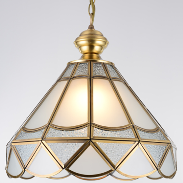 European Style Apartment Fabric 3D Glass Ottoman Chandelier