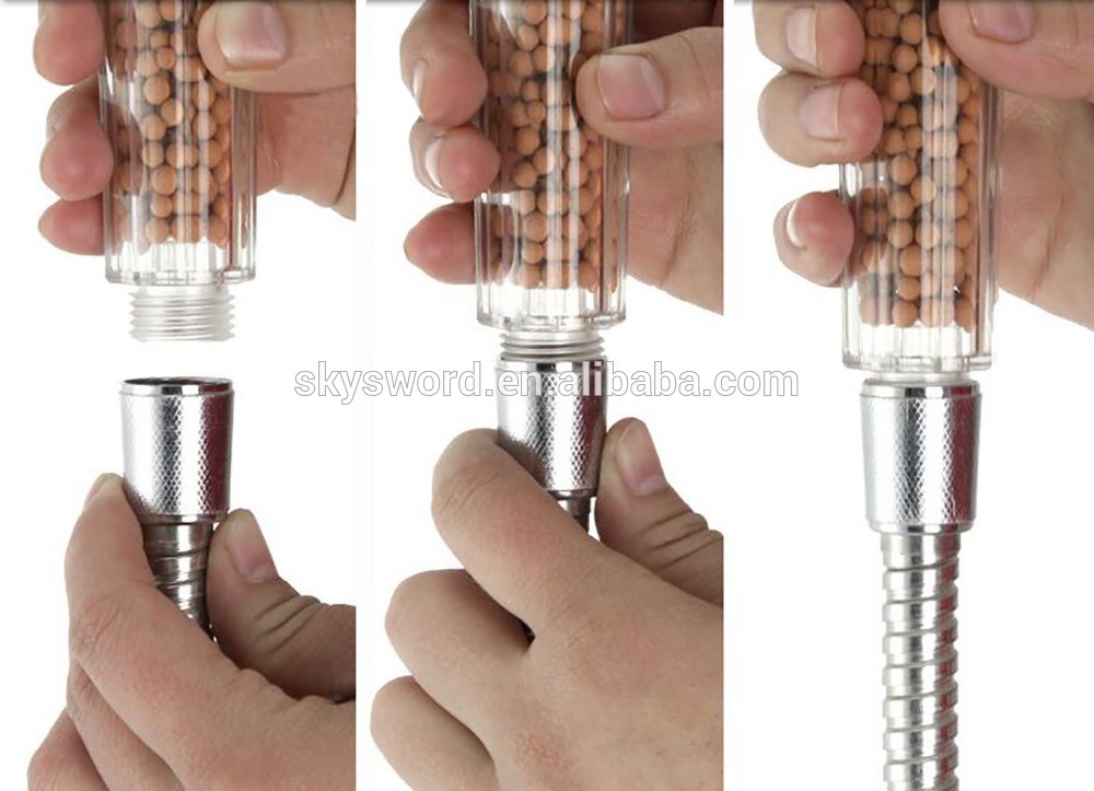 RGB changing plastic baby hand shower rain led shower head