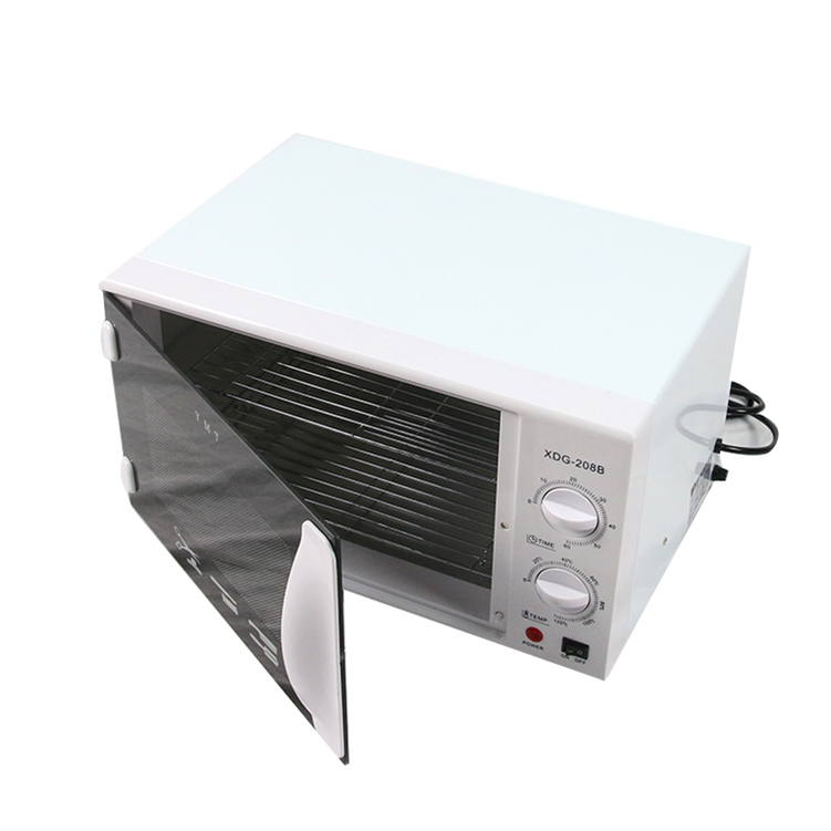 Portable uv dry heat sterilizer cabinet, salon tool sterilization equipment, beauty disinfection cabinet with heat