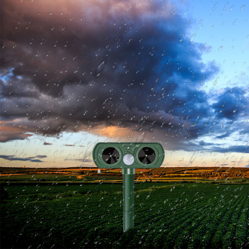 House garden Waterproof Ultrasonic outdoor solar animal dog cat bird repeller