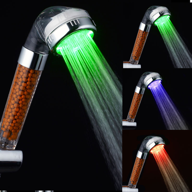 China hot sale house smart automatic colorful lighting bathroom led shower