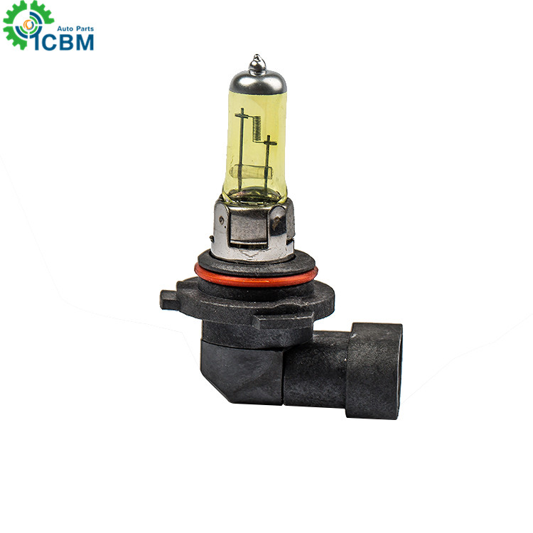 Super white brightness headlight 9006 12v80w yellow auto headlight bulbs
