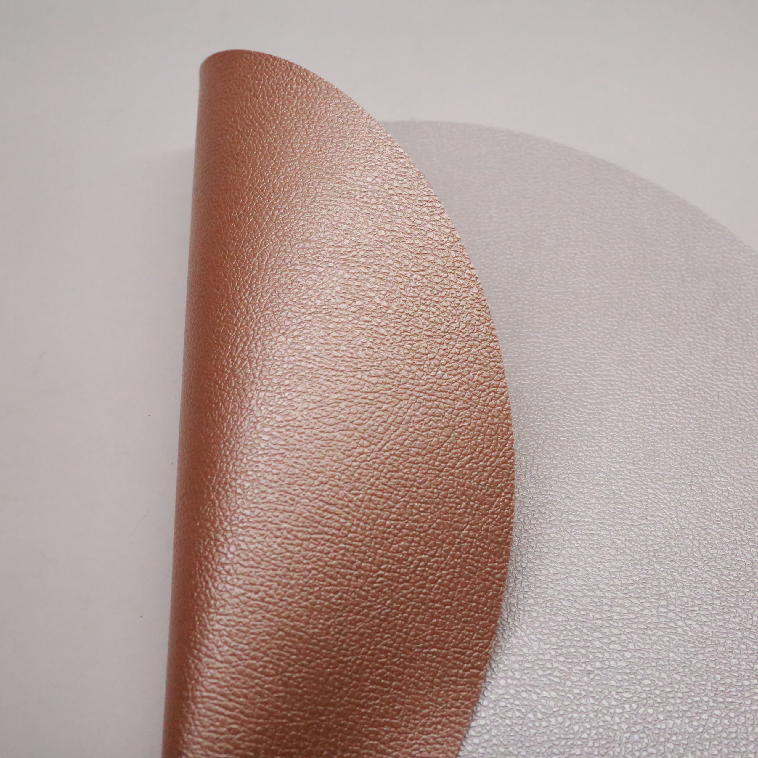 2020 Best selling Red color pvc leather  kitchen placemats round &  oval placemats