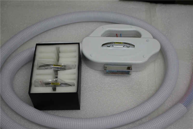 Changable filters 480-1200nm SHR IPL handpiece for acne removal