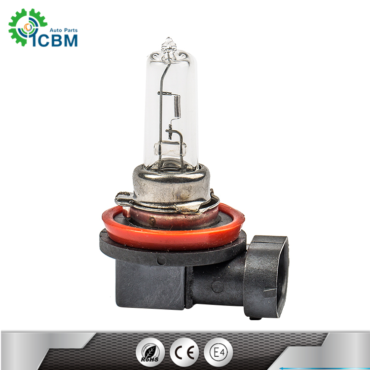 Quick delivery auto halogen bulb 12v 55w 100w h9 car bulb white blue yellow