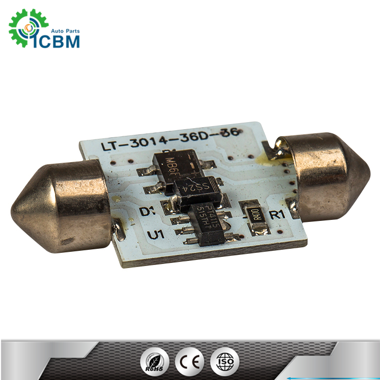 Factory directly sell china SV8.5 48smd * 3014 41 MM automotive dome light bulb, auto license plate light lamp