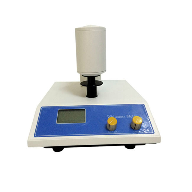 Digital whiteness meter testing apparatus