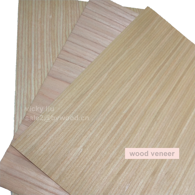 Recon cherry wood veneers furniture surface cover veneer