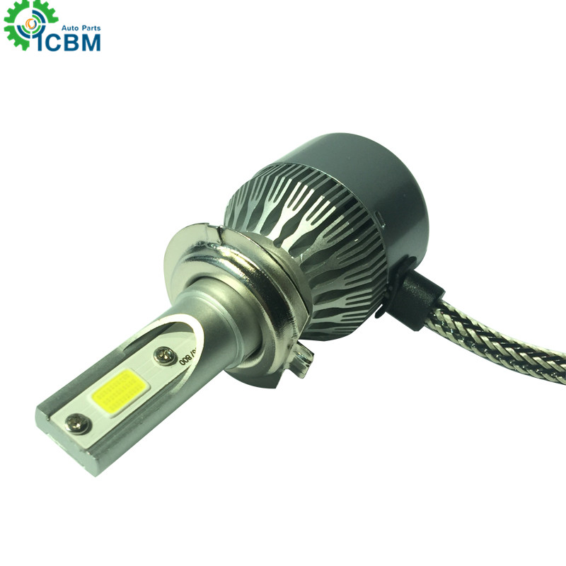 new led h7 headlight 72W c6 led lighting bulb car and motorcycle led headlight