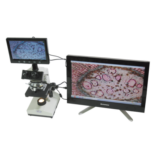 Quadruple Digital Video Zoom Trinocular Microsopce with 2'' LTPS Video Head MCS-DV32