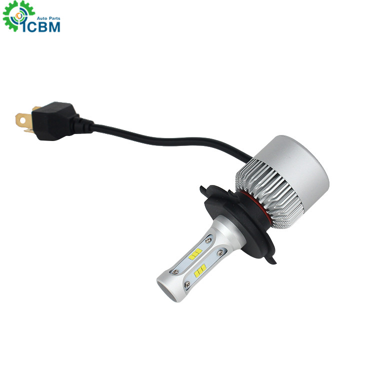 high power yellow blue white 3 color car auto motorcycle 4300k 6000k led headlight bulb h4