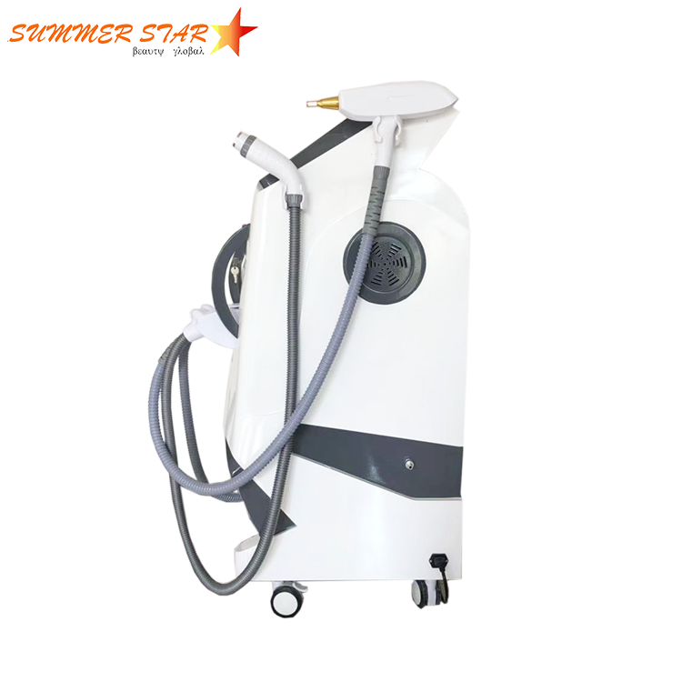 Hot sale 4 in 1 Multi-Function Beauty Equipment E Light /IPL/ RF / nd yag laser