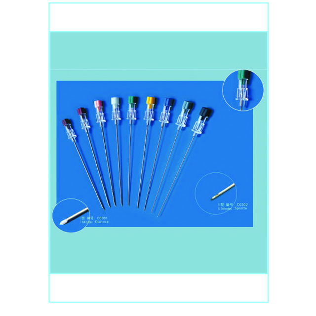 DISPOSABLE SPINAL NEEDLE 16G-27G 90mm