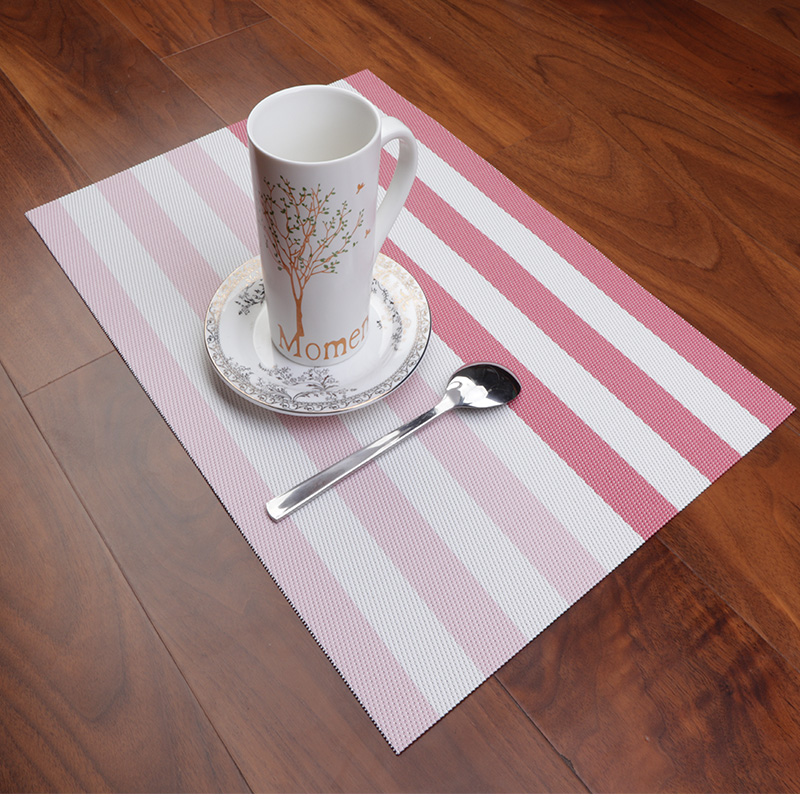 Tabletex PVC anti slip mat new design dinner set wholesale placemat jacquard kitchen table mat