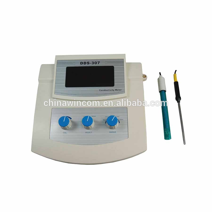 Factory price high quality electrical benchtop ph conductivity meter DDS-307