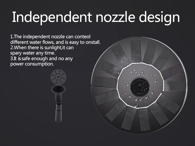 China wholesale garden pond landscape solar pump fountain station