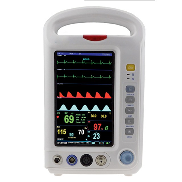 First-Aid Medical 7 inch Multi parameter ICU Patient Monitor PM-RB7000