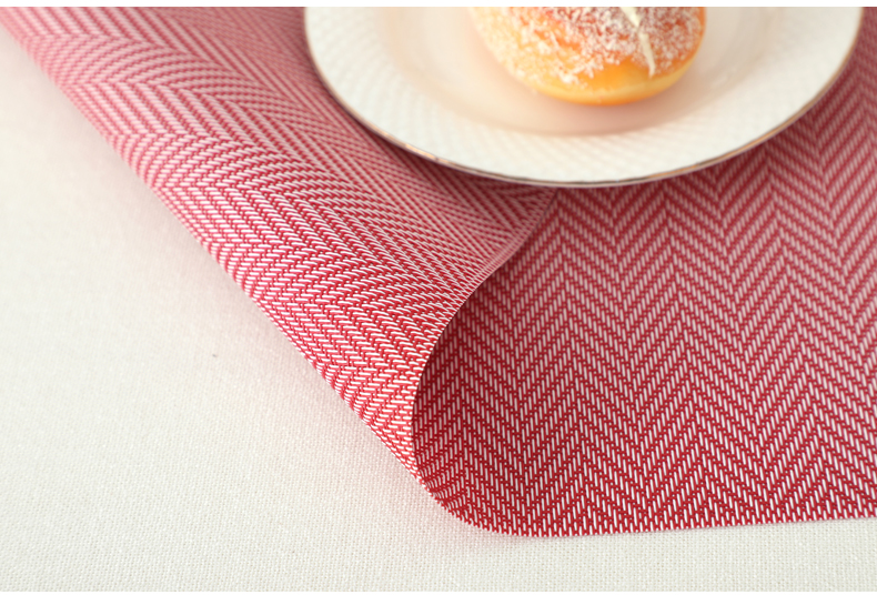 Tabletex cheap handmade wholesale placemats anti slip mat folding custom dinner mat kitchen pvc table mat