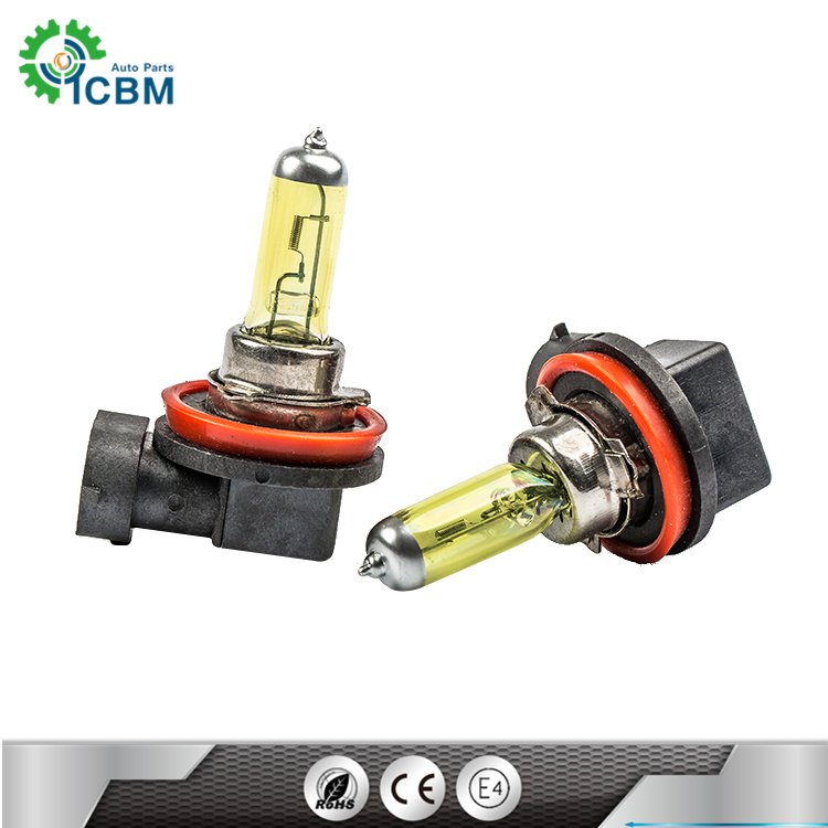 Auto halogen bulb h8 12v 35w car lamp headlight white blue yellow
