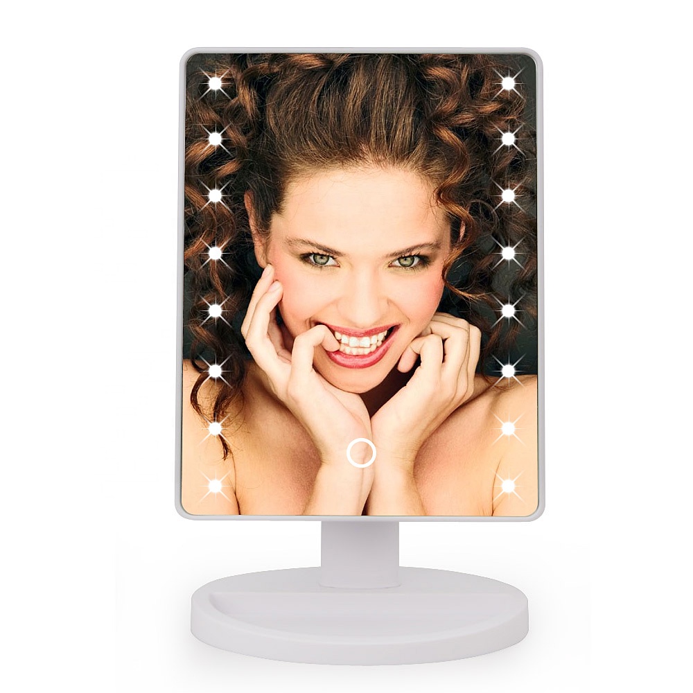 New Trend Hot Sale in Amazon Lighted Makeup Mirror 16 LED Vanity Make up Mirror in Shenzhen