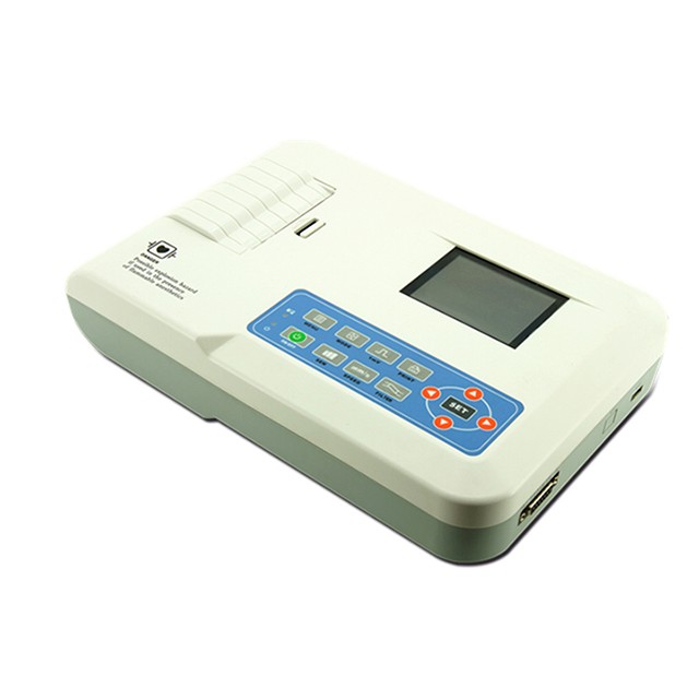 Medical Equipment 3 Channel Standard 12 leads Electrocardiograph ECG Machine Price