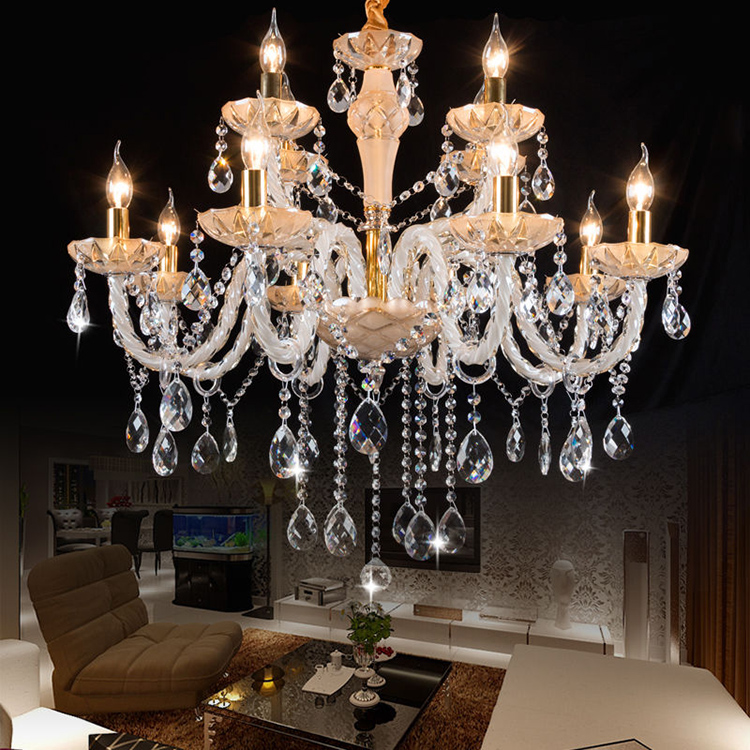 Handmade Tear Stainless Steel Hanging Ceiling Lights Brass Chandelier