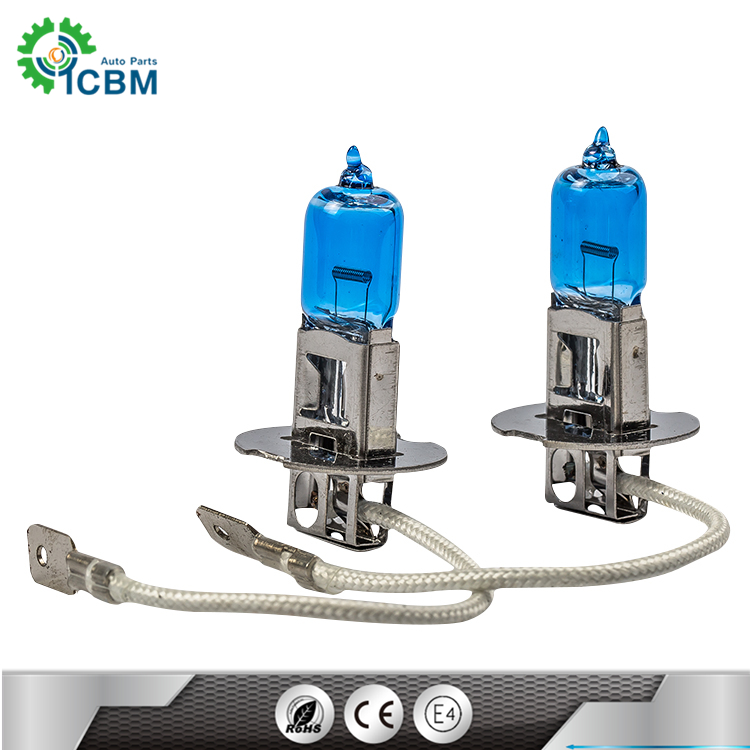 H3 fog light auto lamp 12v 55w 100w bulb h3 halogen bulb orange