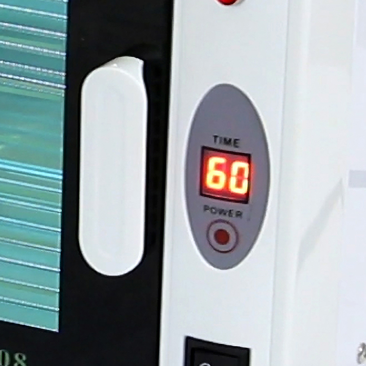 208 LCD screen ultraviolet UV beauty tool disinfection cabinet for nail tools scissors towel