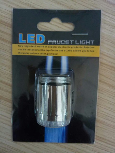 Short Time Delivery Single Color Kitchen Appliance Energy Saving Light Faucet Tap Single Color Optional