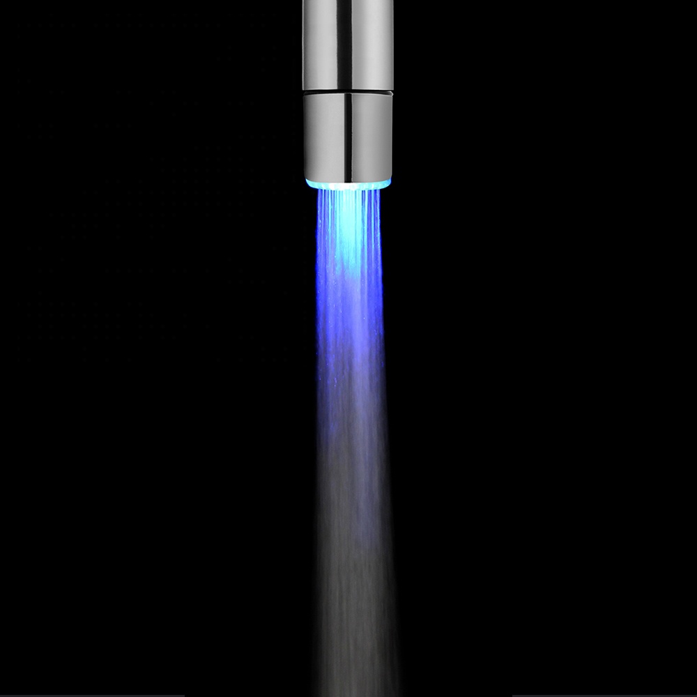 China hot sale smart hardware automatic colorful led lighting kitchen taps