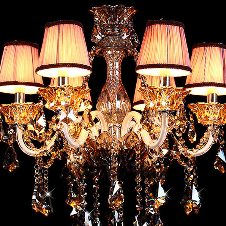 Candle Light Plastic Metal Wedding Occasion Led Crystal Chandelier