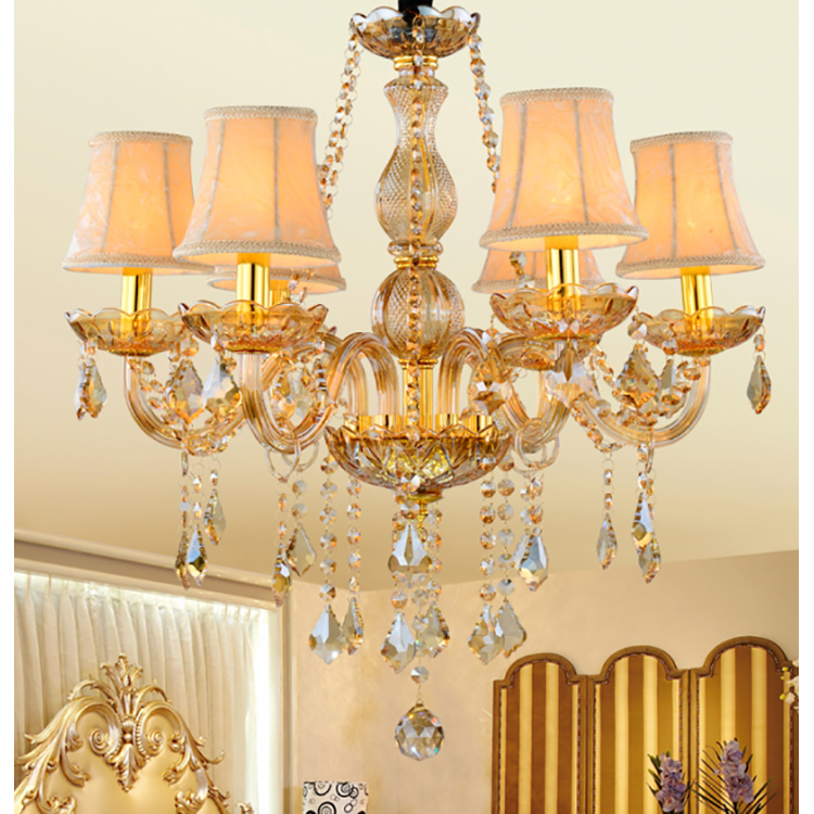 Loft Interior Indoor Crystal Droplets Chandelier Wall Lamp