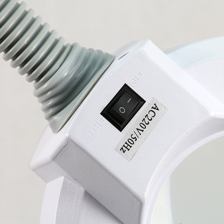 Led magnifying lamp with stand, magnifying head lamp beauty, facial magnifying lamp for sale